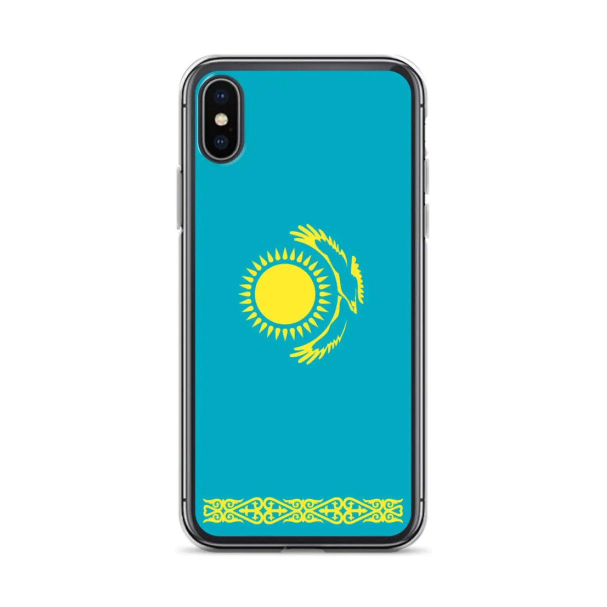 Coque de télephone drapeau du kazakhstan - pixelforma