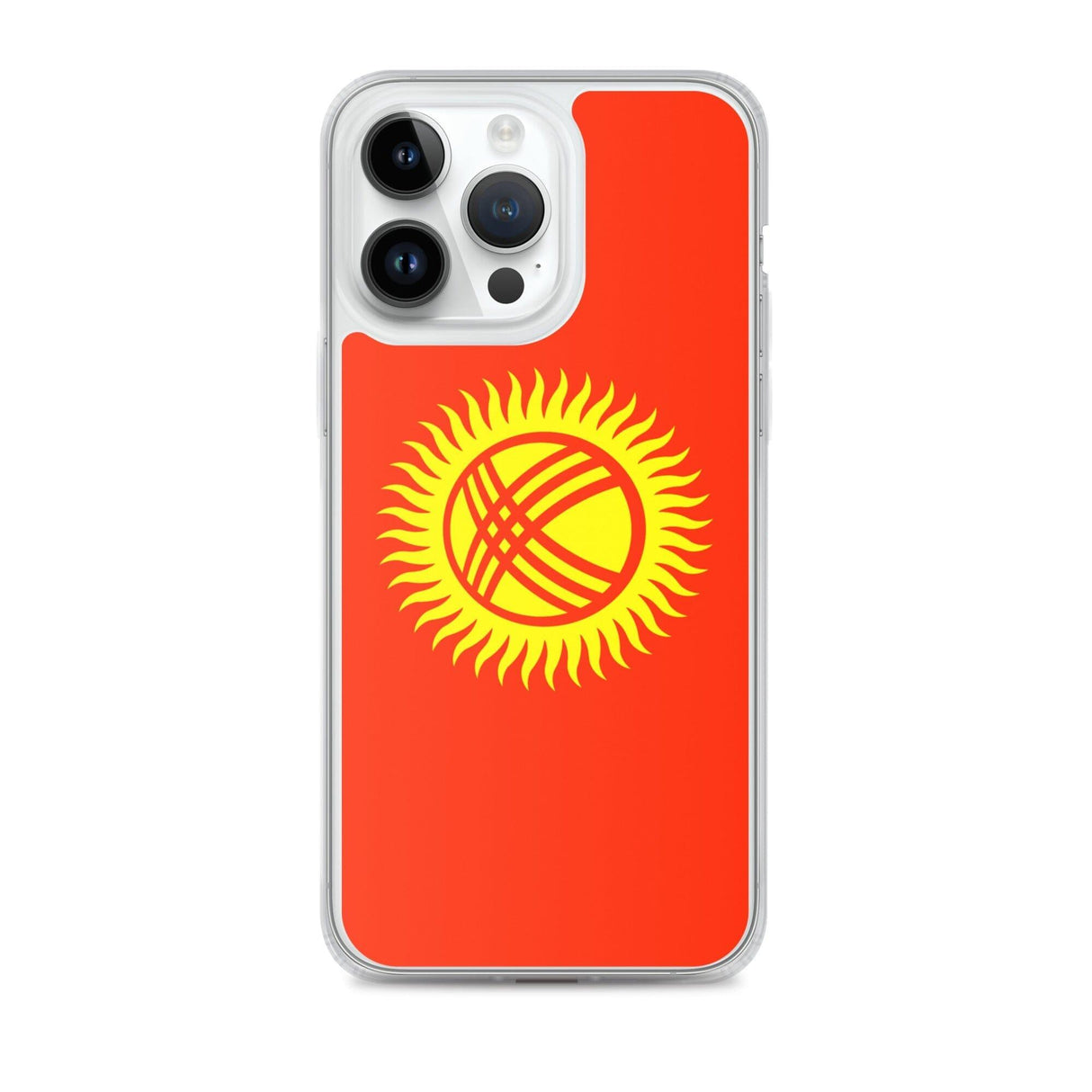 Coque de Télephone Drapeau du Kirghizistan - Pixelforma