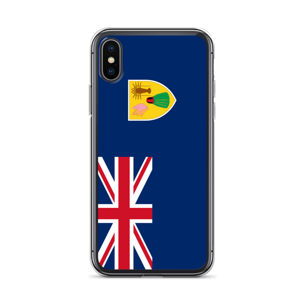 Coque de télephone drapeau îles turques-et-caïques - pixelforma