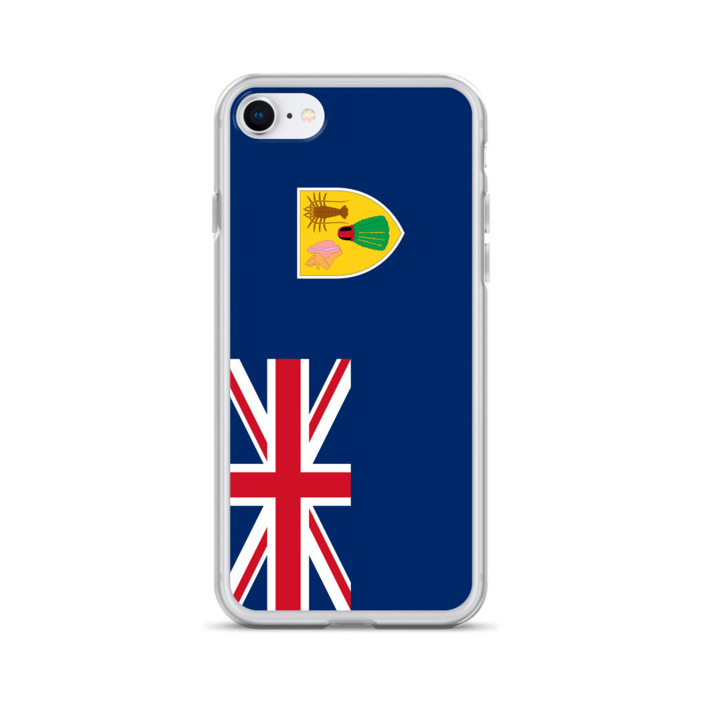 Coque de télephone drapeau îles turques-et-caïques - pixelforma