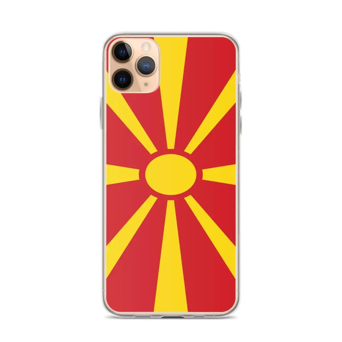 Coque de Télephone Drapeau de la Macédoine du Nord - Pixelforma 