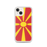 Coque de Télephone Drapeau de la Macédoine du Nord - Pixelforma 