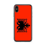 Coque de Télephone Drapeau de l'Albanie - Pixelforma 