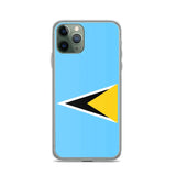 Coque de Télephone Drapeau de Sainte-Lucie - Pixelforma 