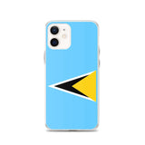 Coque de Télephone Drapeau de Sainte-Lucie - Pixelforma 