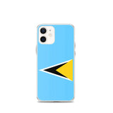 Coque de Télephone Drapeau de Sainte-Lucie - Pixelforma 