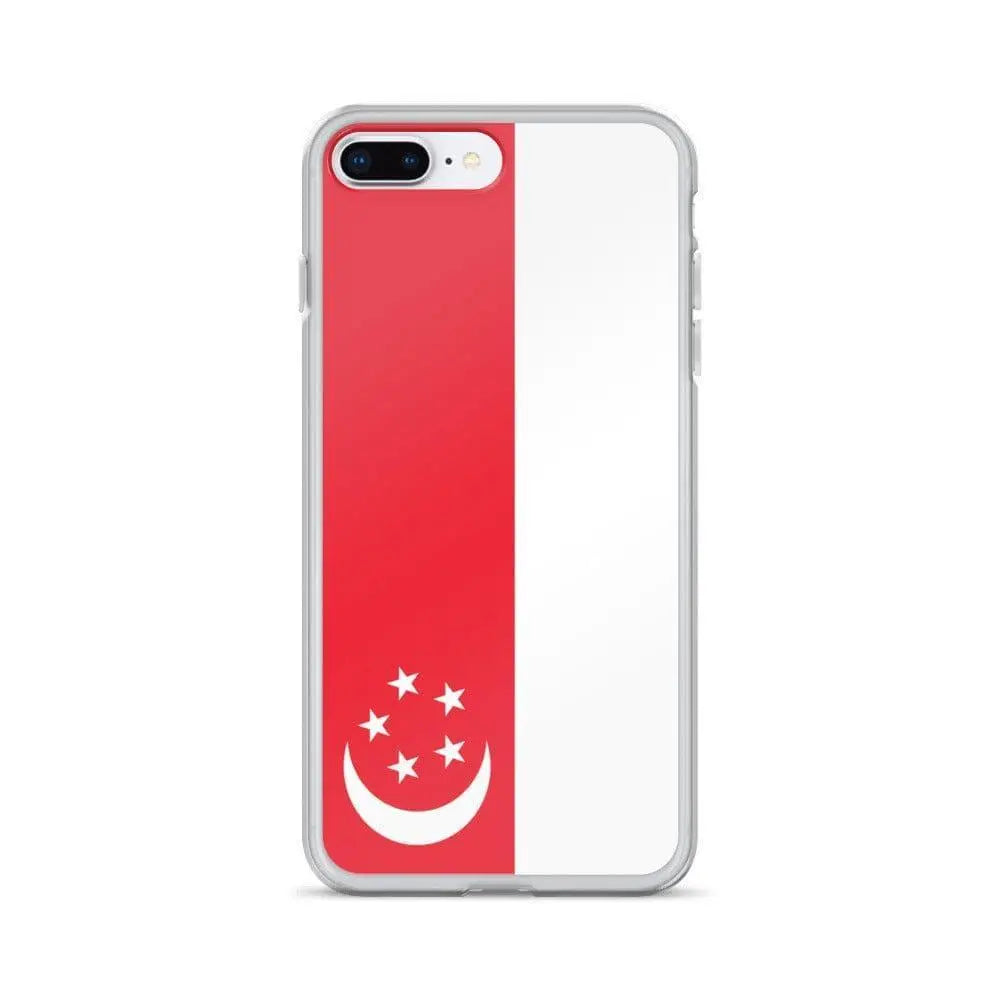 Coque de Télephone Drapeau de Singapour - Pixelforma 