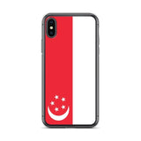 Coque de Télephone Drapeau de Singapour - Pixelforma 