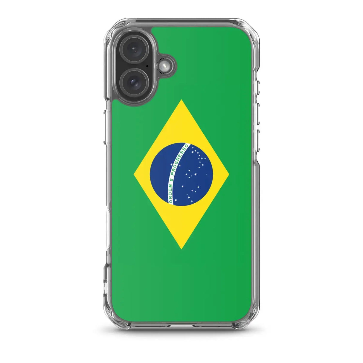 Coque iphone brésil dos transparent souple antichoc