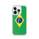 Coque iphone brésil dos transparent souple antichoc