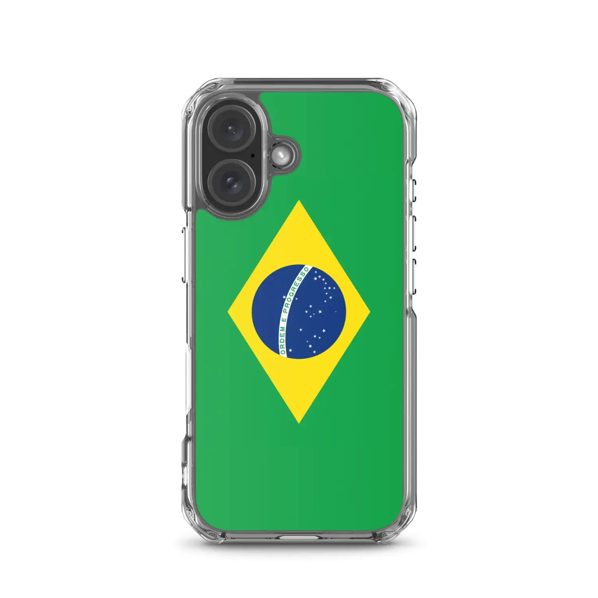 Coque iphone brésil dos transparent souple antichoc