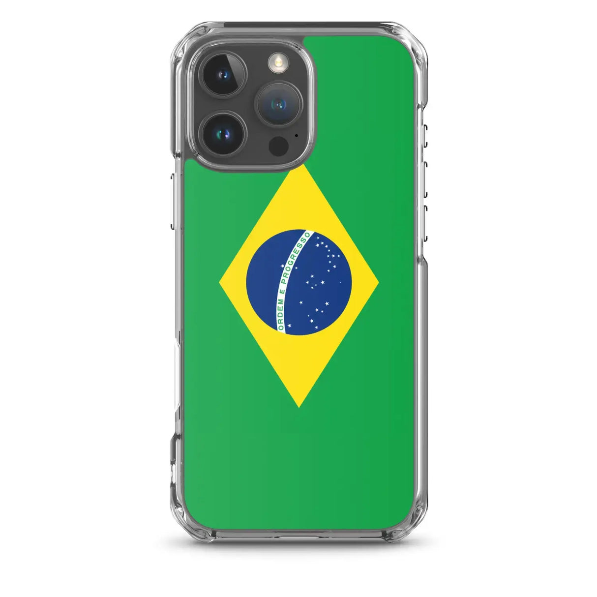 Coque iphone brésil dos transparent souple antichoc