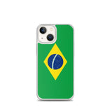 Coque iphone brésil dos transparent souple antichoc