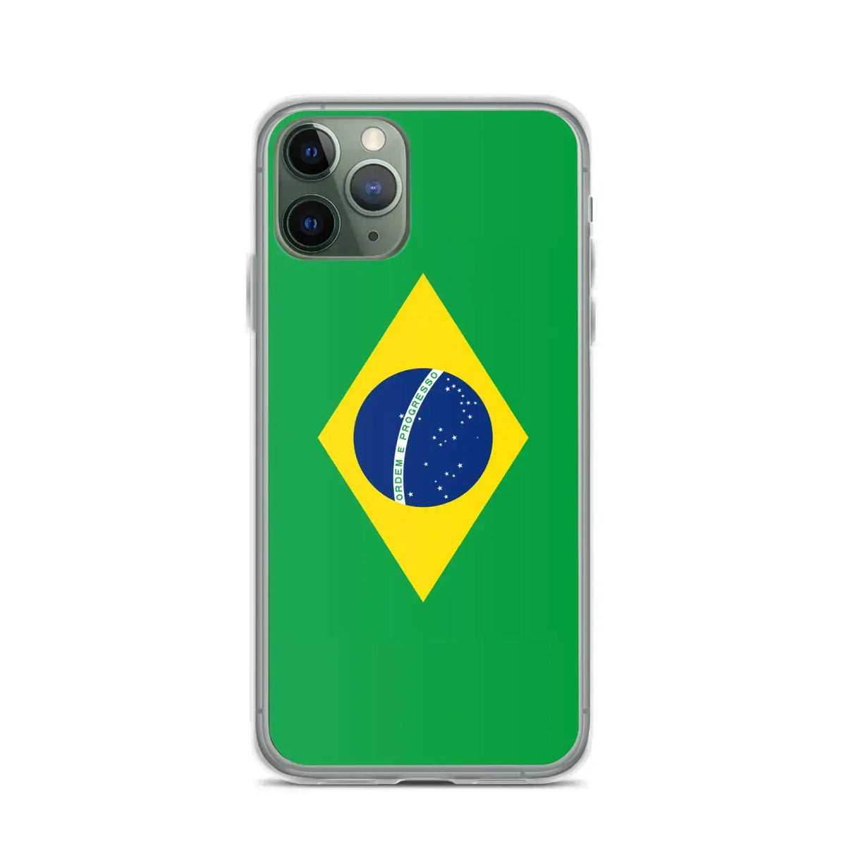 Coque iphone brésil dos transparent souple antichoc