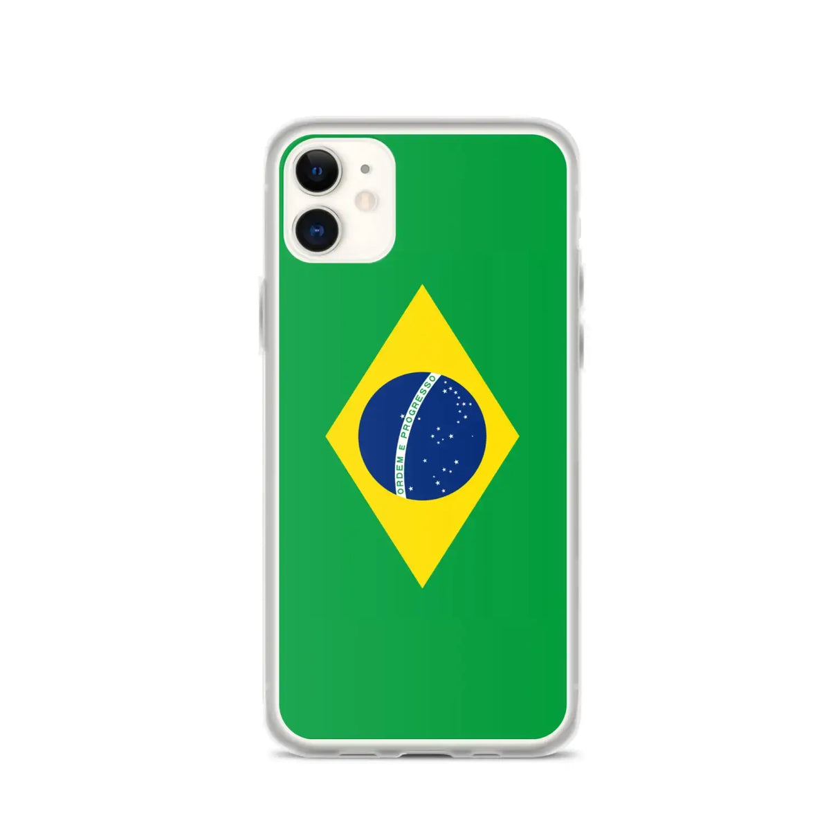 Coque iphone brésil dos transparent souple antichoc