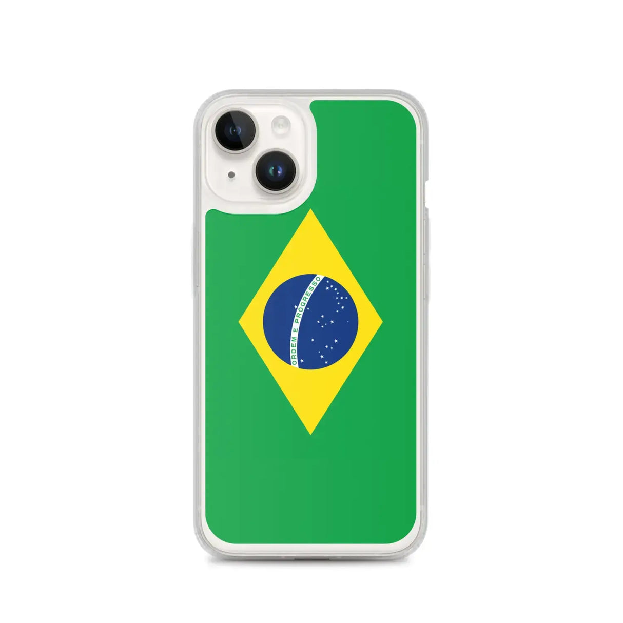 Coque iphone brésil dos transparent souple antichoc