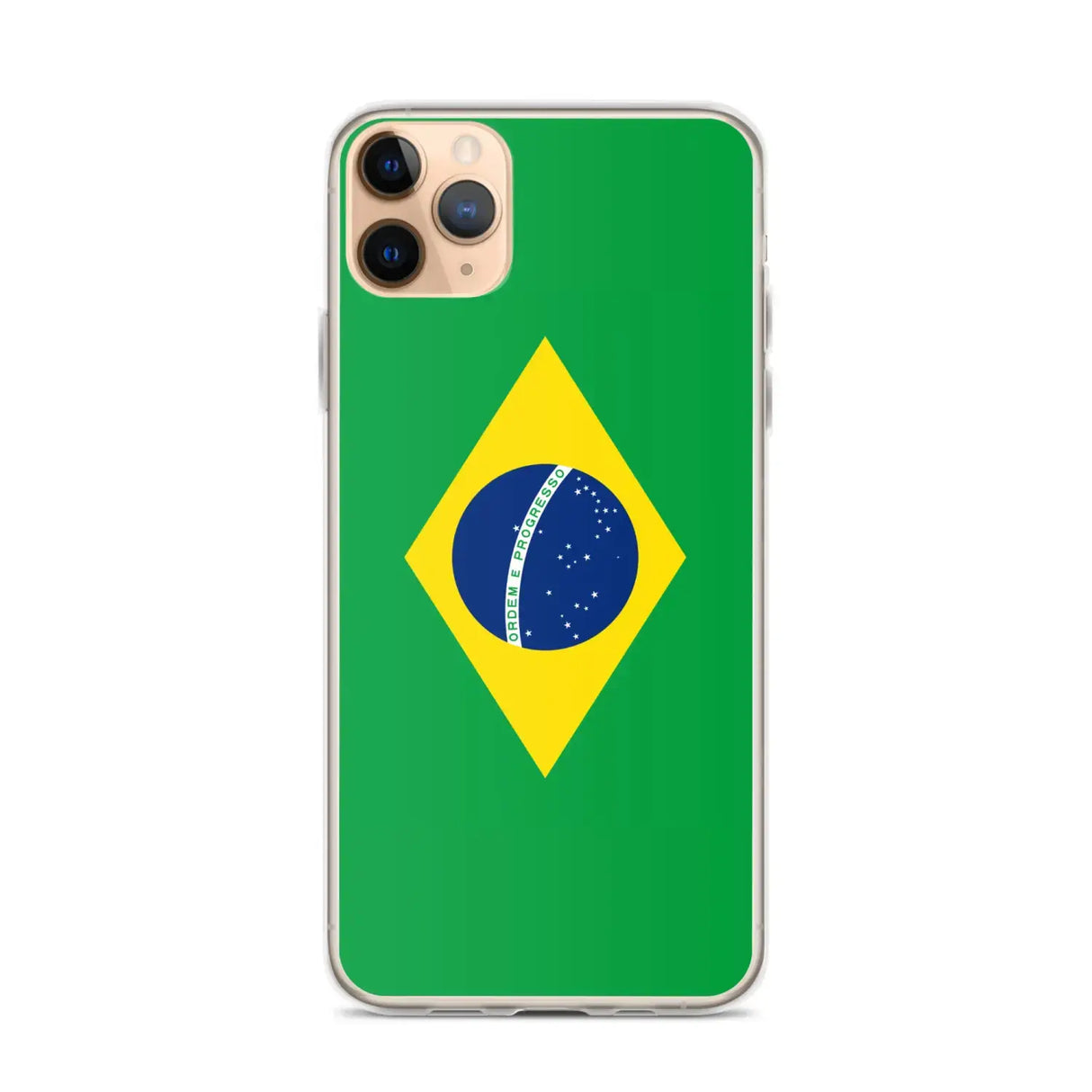 Coque iphone brésil dos transparent souple antichoc