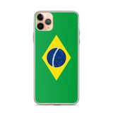 Coque iphone brésil dos transparent souple antichoc