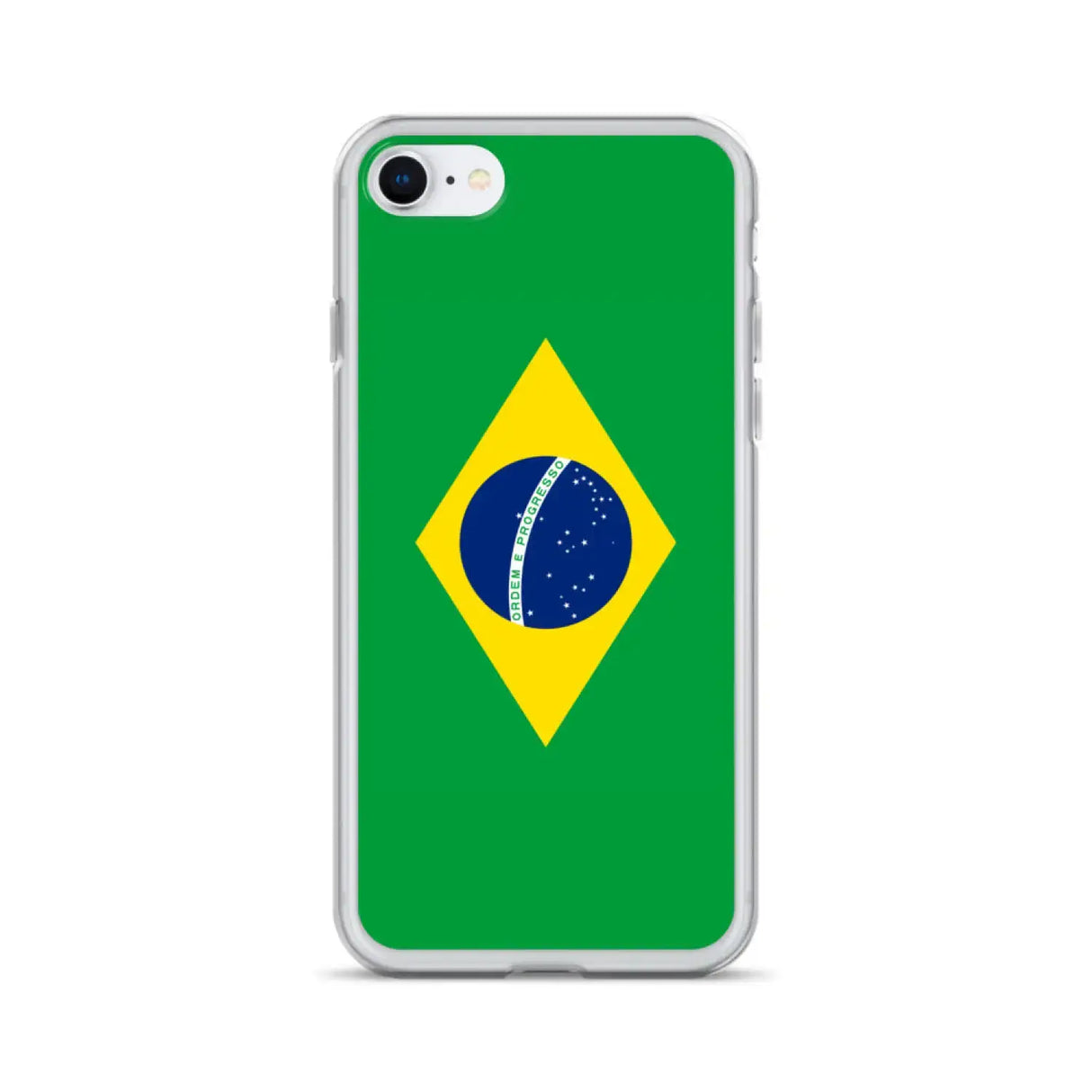 Coque iphone brésil dos transparent souple antichoc