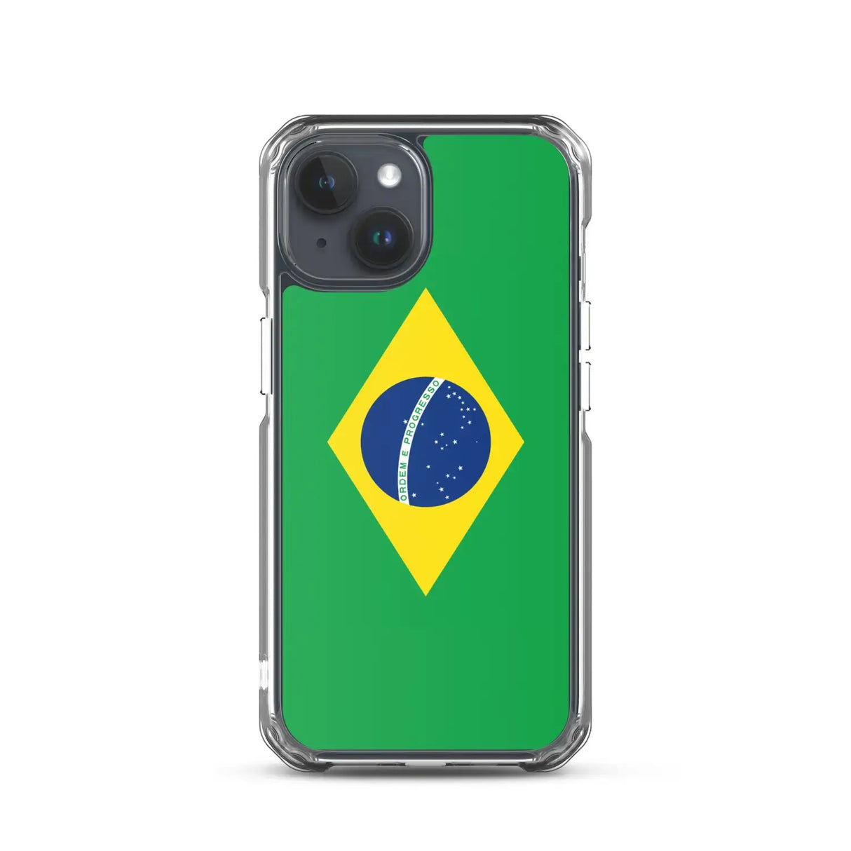 Coque iphone brésil dos transparent souple antichoc