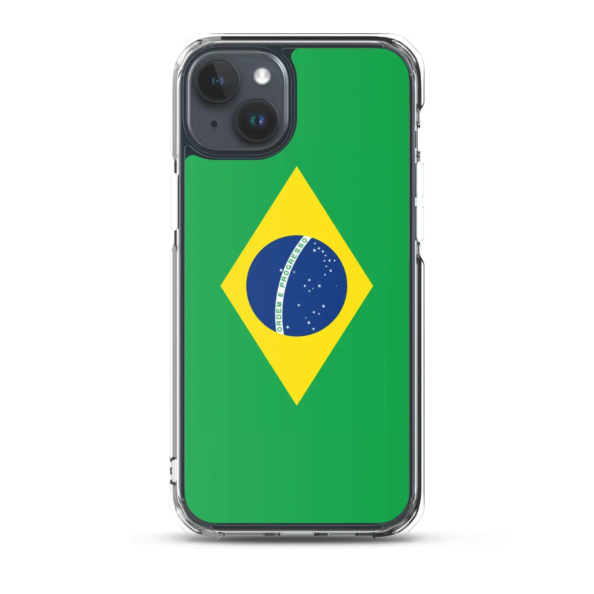 Coque iphone brésil dos transparent souple antichoc