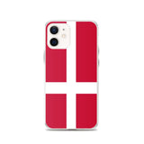 Coque iphone danemark souple motif drapeau antichoc