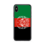 Coque iphone drapeau afghanistan souple antichoc transparente