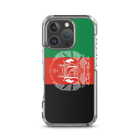 Coque iphone drapeau afghanistan souple antichoc transparente
