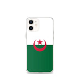 Coque iphone drapeau algérie souple antichoc transparente