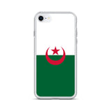 Coque iphone drapeau algérie souple antichoc transparente