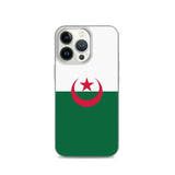 Coque iphone drapeau algérie souple antichoc transparente