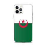 Coque iphone drapeau algérie souple antichoc transparente