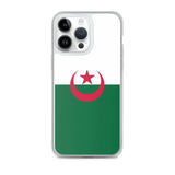 Coque iphone drapeau algérie souple antichoc transparente