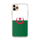 Coque iphone drapeau algérie souple antichoc transparente