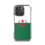 Coque iphone drapeau algérie souple antichoc transparente