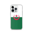 Coque iphone drapeau algérie souple antichoc transparente