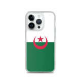 Coque iphone drapeau algérie souple antichoc transparente