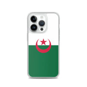 Coque iphone drapeau algérie souple antichoc transparente