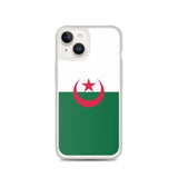 Coque iphone drapeau algérie souple antichoc transparente