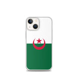Coque iphone drapeau algérie souple antichoc transparente