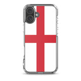 Coque iphone drapeau angleterre souple antichoc transparente