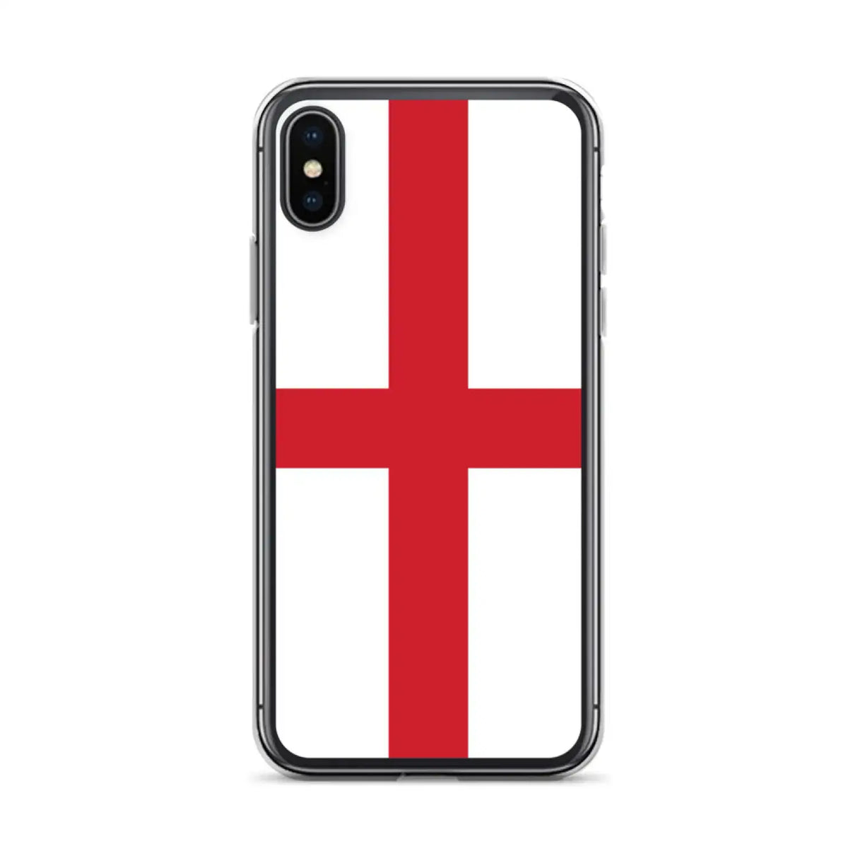 Coque iphone drapeau angleterre souple antichoc transparente