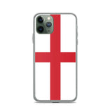 Coque iphone drapeau angleterre souple antichoc transparente