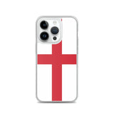 Coque iphone drapeau angleterre souple antichoc transparente
