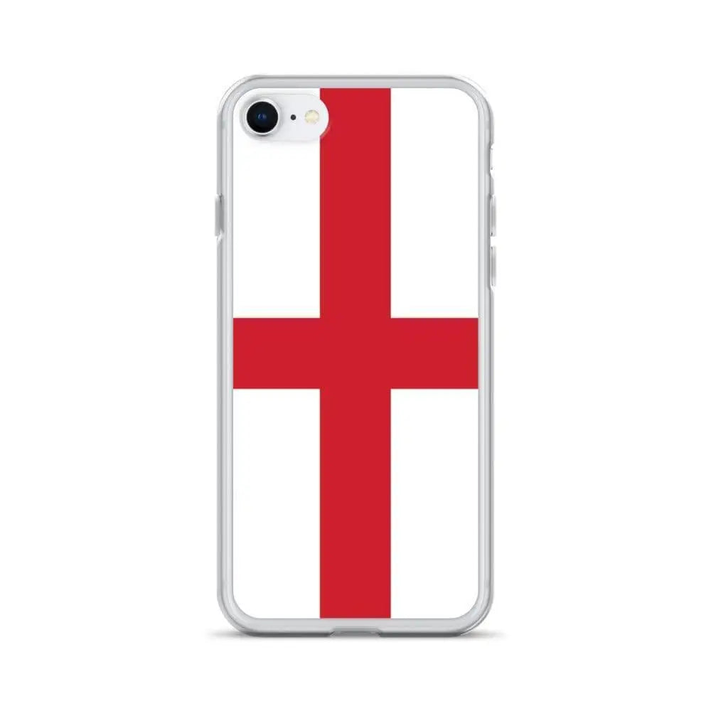 Coque iphone drapeau angleterre souple antichoc transparente