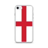 Coque iphone drapeau angleterre souple antichoc transparente