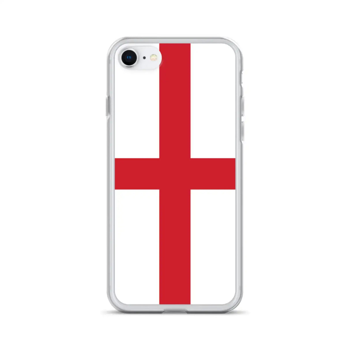 Coque iphone drapeau angleterre souple antichoc transparente