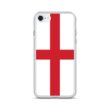 Coque iphone drapeau angleterre souple antichoc transparente