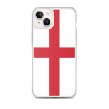 Coque iphone drapeau angleterre souple antichoc transparente