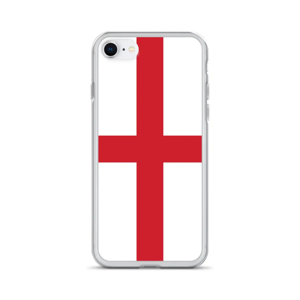 Coque iphone drapeau angleterre souple antichoc transparente